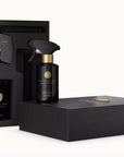 Zestaw podarunkowy kosmetyki Rituals dla firm z czarnymi eleganckimi opakowaniami i zapachem Precious Amber