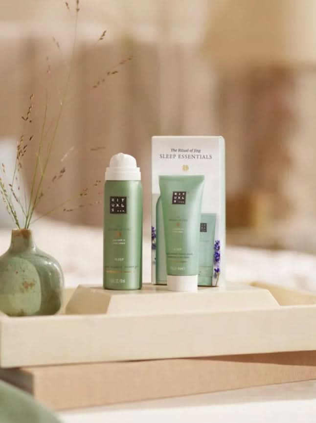Rituals mini zestaw The Ritual of Jing Sleep Essentials z produktami do pielęgnacji ciała i relaksu