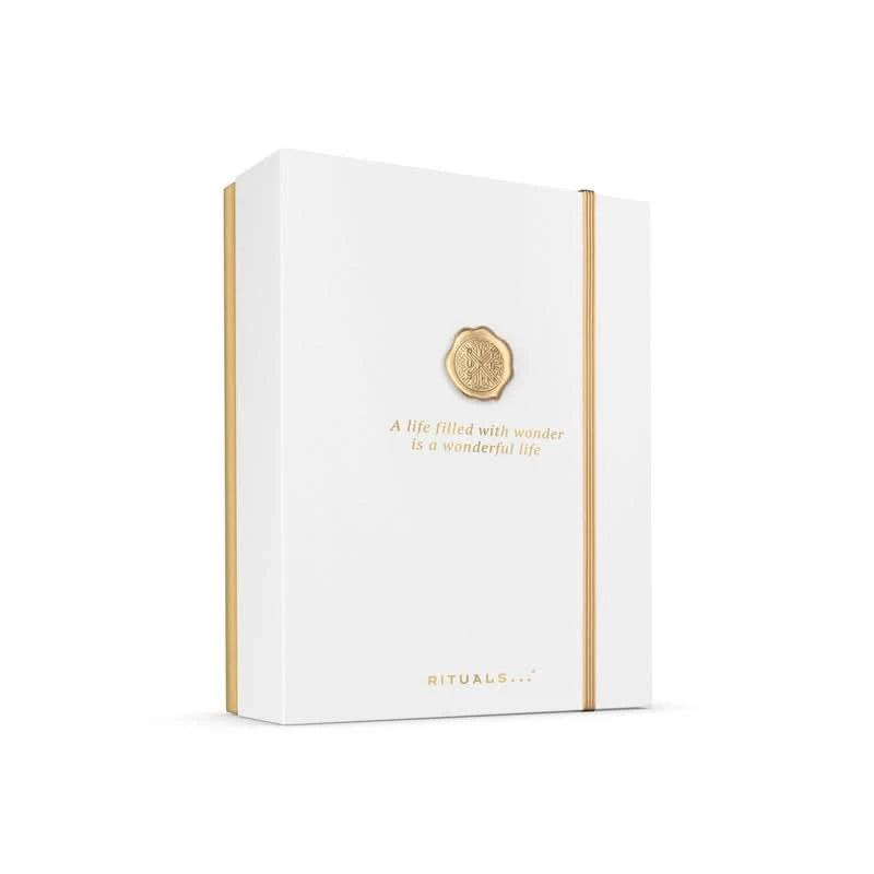 Rituals private collection royal tea zestaw upominkowy w eleganckim białym opakowaniu z złotymi detalami