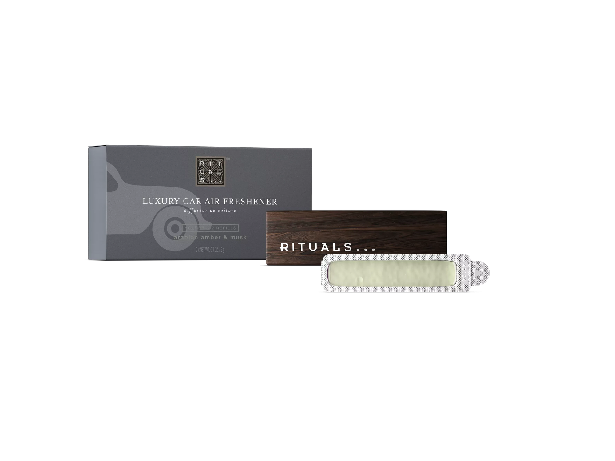 Rituals zapach do samochodu dla firm luksusowy odświeżacz powietrza w eleganckim opakowaniu