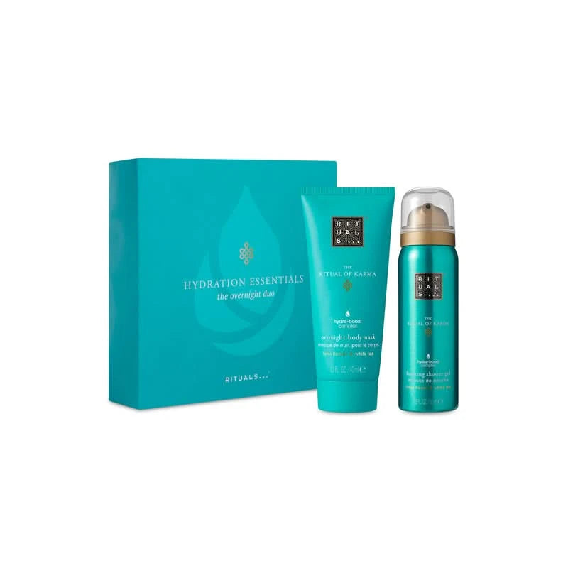Zestaw prezentowy Rituals Karma mini z nawilżającą maską i pianką do oczyszczania twarzy