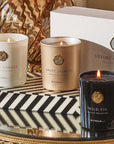 Zestaw świec zapachowych Rituals dla firm z kolekcji Luxury Candle w eleganckich szklanych pojemnikach