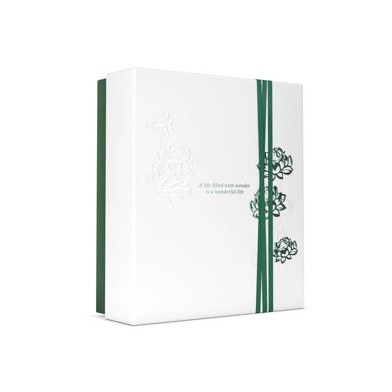 elegancki zestaw upominkowy Rituals dla firm w białym pudełku z zielonymi detalami