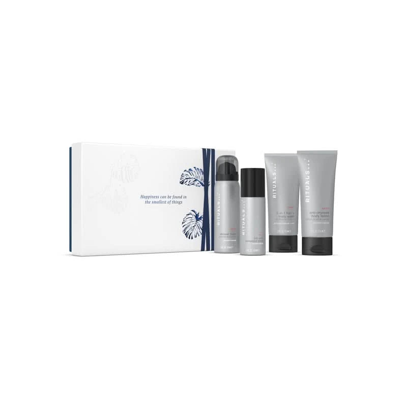 Zestaw upominkowy Rituals dla mężczyzn z kosmetykami do pielęgnacji ciała w eleganckim białym pudełku