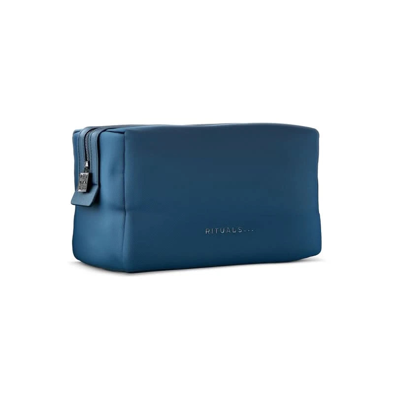 Zestaw upominkowy Rituals Hammam dla firm w niebieskiej kosmetyczce z zamkiem