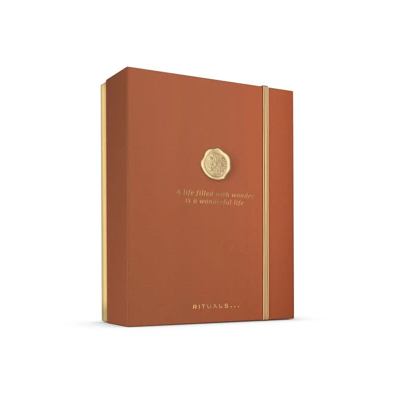 Rituals zestaw upominkowy suede vanilla w eleganckim brązowym opakowaniu z złotym napisem